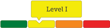 example multi-colour image highlighting Level 1