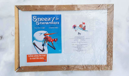 Sneezy the Snowman Story Walk
